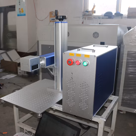 2023 New Design 10W/20W/30W/50W/100 Watts Mini Portable Metal Fiber/CO2 UV Raycus/Max/Ipg Jpt/Mopa Laser Marker Engraver Etching Marking Machine Price