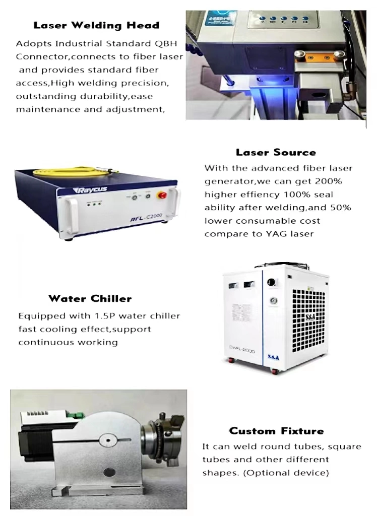 Automatic Hardware Bathroom Multi-Station Four-Five-Six-Axis Platform Galvanometer Double Pendulum Optical Fiber Continuous Laser Welding Machine